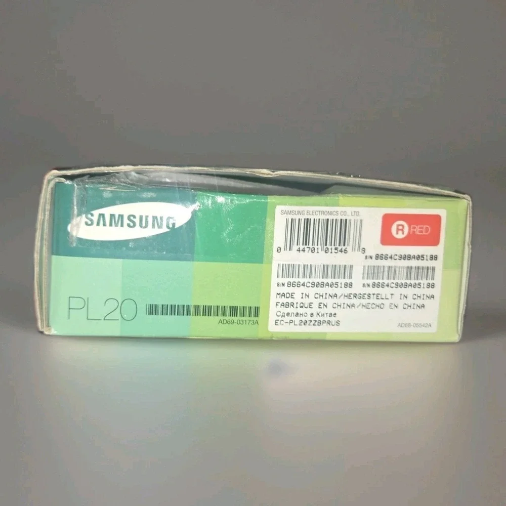 Samsung PL20 Digital Compact Camera 14.2MP 5x Zoom RED New Open Box